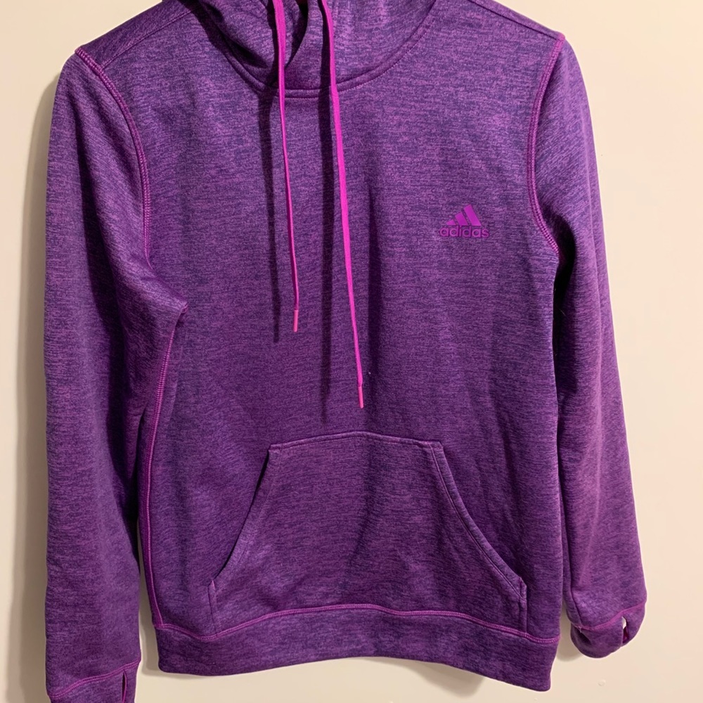 Purple Adidas hoodie